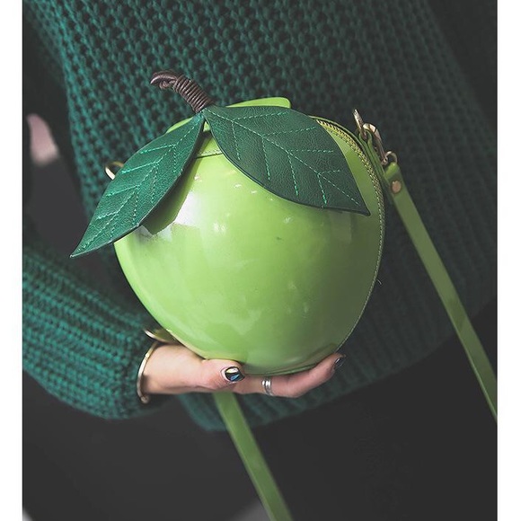Bags Green Apple Autumn Novelty Fruit Crossbody Bag Poshmark